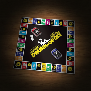 Drunk-Opoly Birds Eye Dark Honey Table